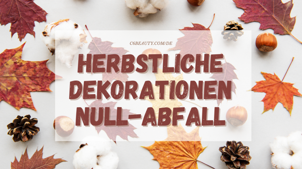 herbstliche dekorationen